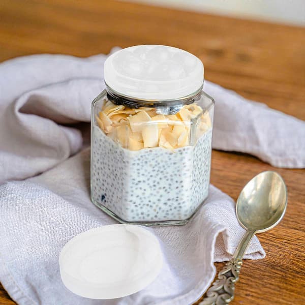 30 st puddingburkslock Mjölkburkslock Yoghurtsflasklock Mjölktank förseglade lock