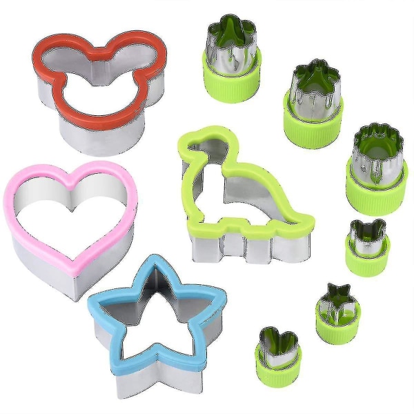 Cookie Cutters For Kids 10 Stk, Sandwich Cutters Niuniu