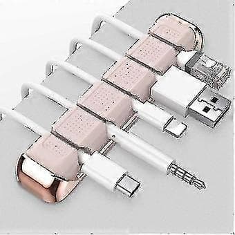 5 Slots Skrivebordskabel Organizer Ledningsclips Holder
