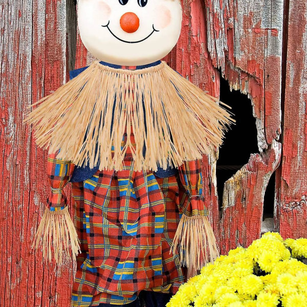 Scarecrow Kit Scarecrow pukutarvikkeet Koriste niska käsivarsi ja nilkkasiteet juhlatarvike