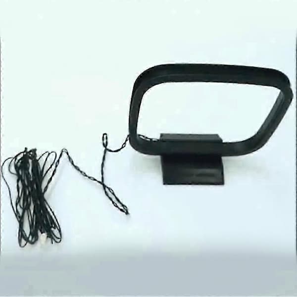 FM AM Loop Antenne med 3-pinners minikontakt, kompatibel med stereo AV-mottaker