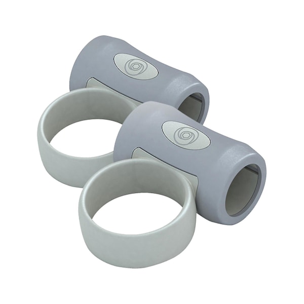 Trommestikktilbehør, 2 stk. trommestikkkontrollklemme finger ring hjelpe trommestikkgrep trommestikktilbehør for trommeslagerbegynner