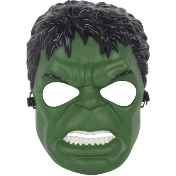 Hulk-maske for barn - Superhelt-kostymer til barnebursdager, Hulk-leker, gaver til Halloween, cosplay, maskerade-fester (Hulk-maske)