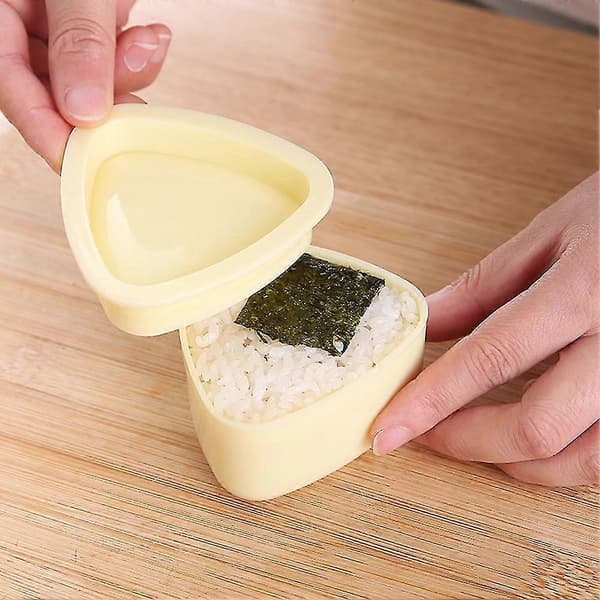 3 stk/sæt Trekant Maker Onigiri Form DIY Sushi Risbold Børnetilbehør Hjem
