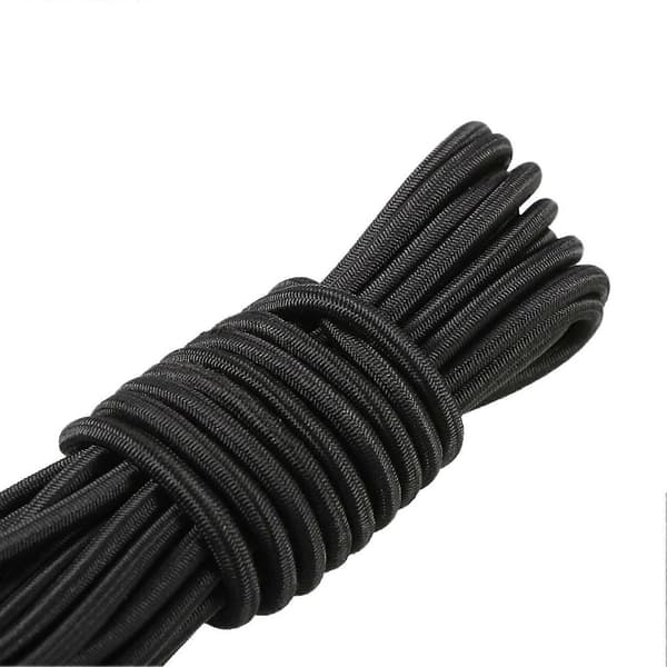5m Kajak Elastiksnor 4mm/5mm Elastisk Reb Rød/Blå/Lilla/Sort