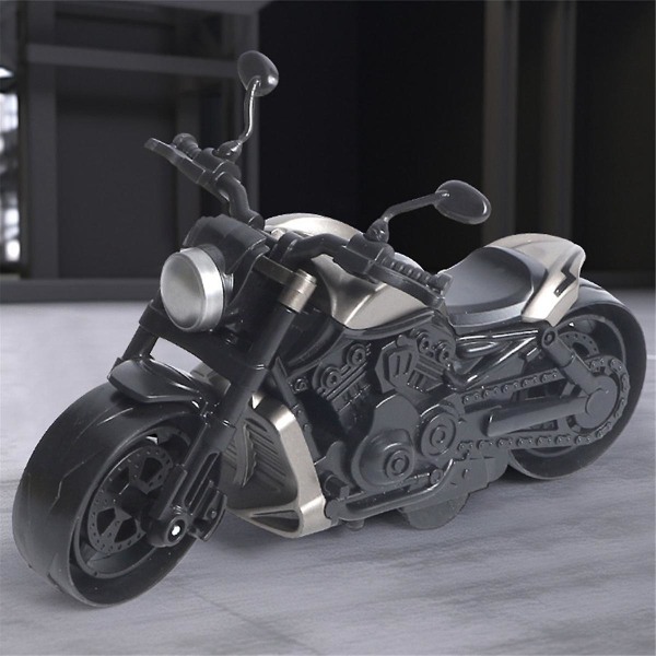 D Toy Motorcykel,Træk motorcykellegetøj, 1:12 Motorcykelmodel til drenge,Træk motorcykellegetøj-Dreng pige