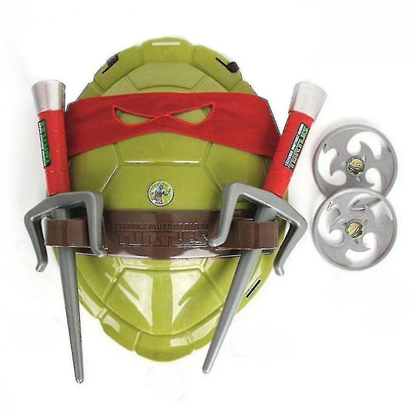 2023 Ninja Turtle Super Hero Cosplay Kostyme Bursdagsfest for barn Red