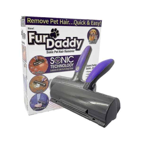 Fur Daddy With Light Pet Roller Sticker Hair Cleaner Pet Hair Remover