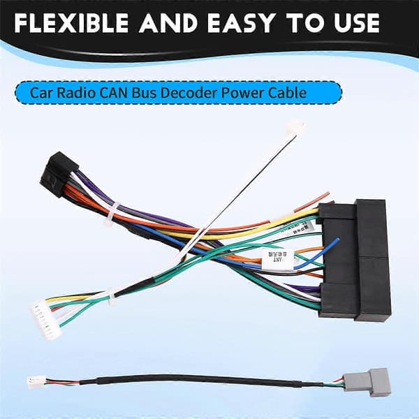 Bilradio CAN Bus Dekoder Strømkabel Canbus Adapter for
