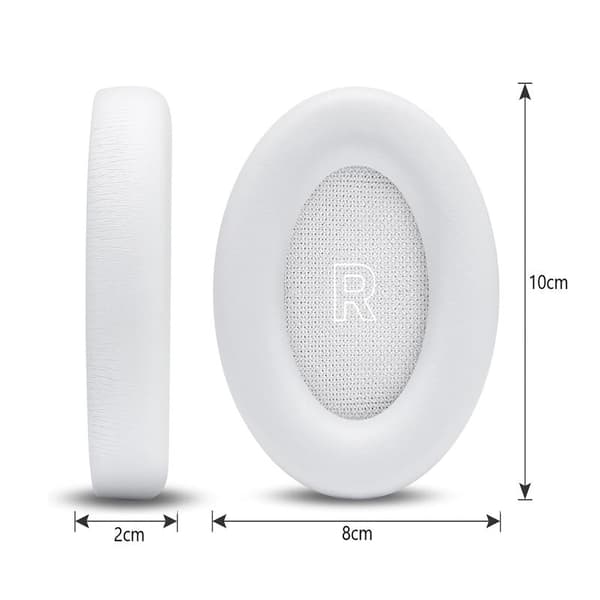 Øreputer til Bose QuietComfort Ultra 1 og 2 – Erstatningsputer Vit white