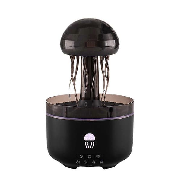 Manet Aromaterapi Diffuser - 320 ml 3-i-1 Luftfukter med Nattlys Black EU