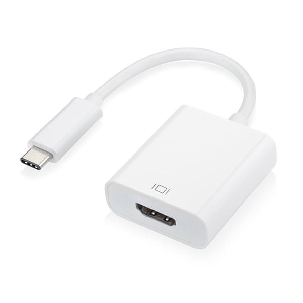 HD.1 - C til C-omformer - C til videokabeladapter White