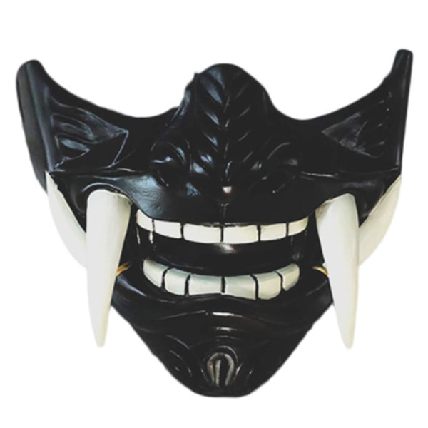 Halloween Dæmon Maske Scary Maske Fest Cosplay Rekvisitter Black