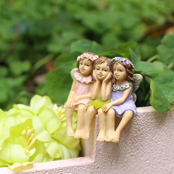 Minikeiju kukkaruukkuhartsikynäpidike organizer pöytäkoriste sisätiloihin puutarhan parvekkeen koristeluun lahjatarvikkeet