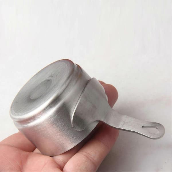 Sauskopp i rustfritt stål 50 ml Mini dyppeskål 55 mm diameter