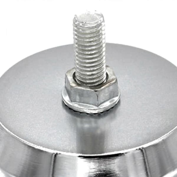 6X Billard Poolbord Benjusteringer Metal Hardware til Fodboldbord Silver