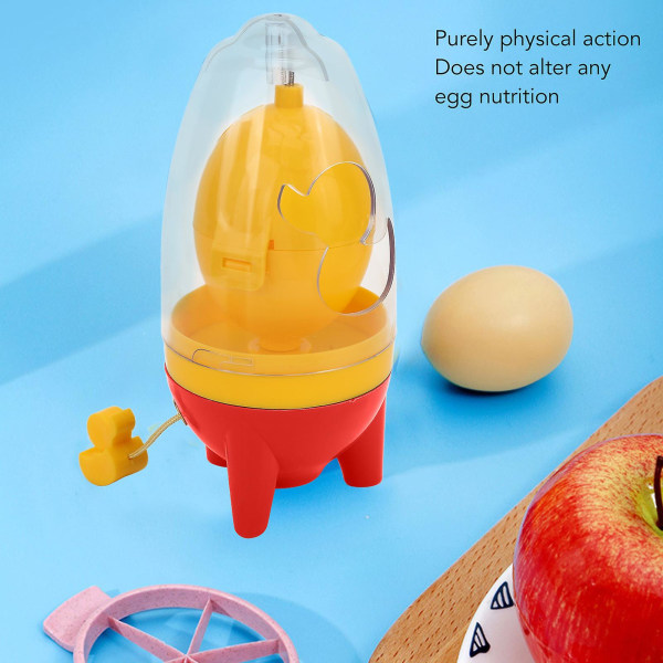 Egg Spinner Fun Shape High Torsion Rotation Homogeneous Hand Powered Portable Golden Egg Maker