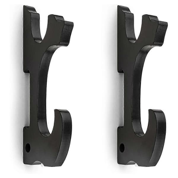 Sværd Vægmontering 2/Sæt 1-lags Polstret Krog Katana Holder, 2-lags
