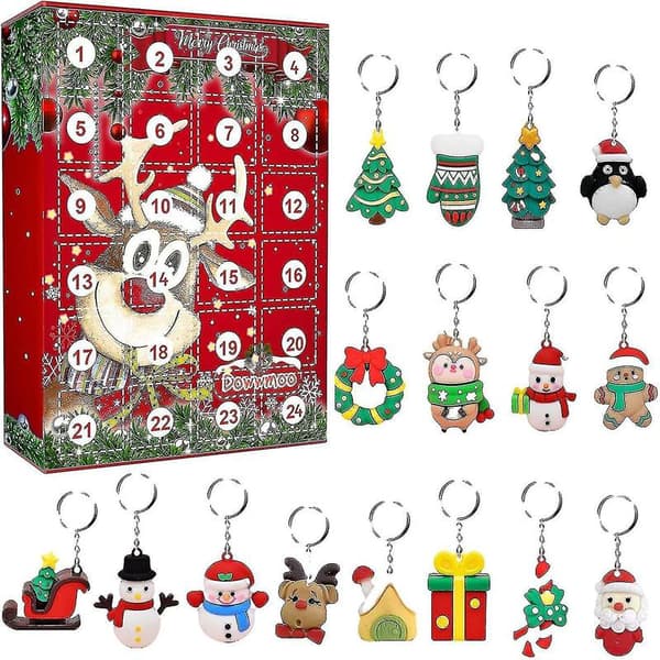 Julepynt Adventskalender for barn, Smykker Julekalender