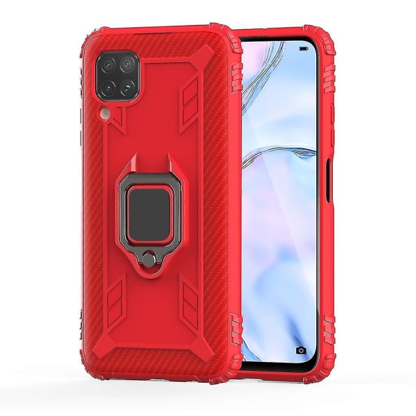 Huawei P40 Lite Carbon Fiber case Red