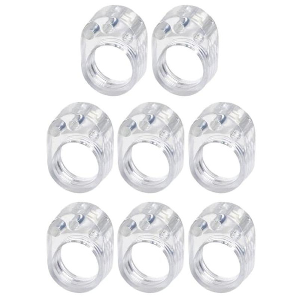 8x Dørstopper for Håndtak - Transparent