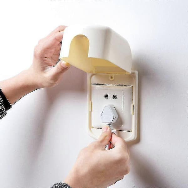 Baby Safety Electrical Outlet Cover Self-Adhesive Socket Protector Deep Child Safety Socket Guard - xinhan