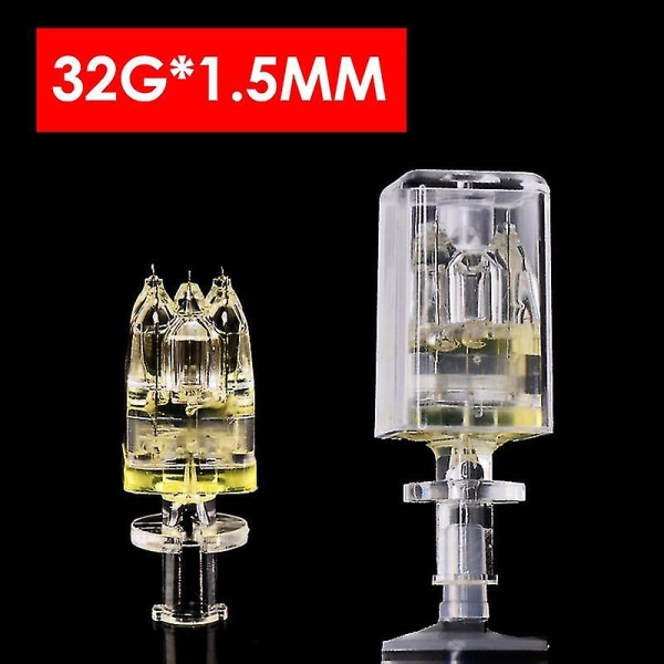 5-pin Crystal Hydrolifting Gun Needle For Ez Vacuum Meso Gun Injector 32g*1.5mm Hfmqv