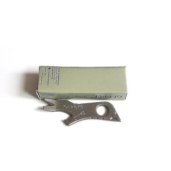 7 i 1 Utomhus Titanium Gerber Survival Shard Nyckelring Multiverktyg