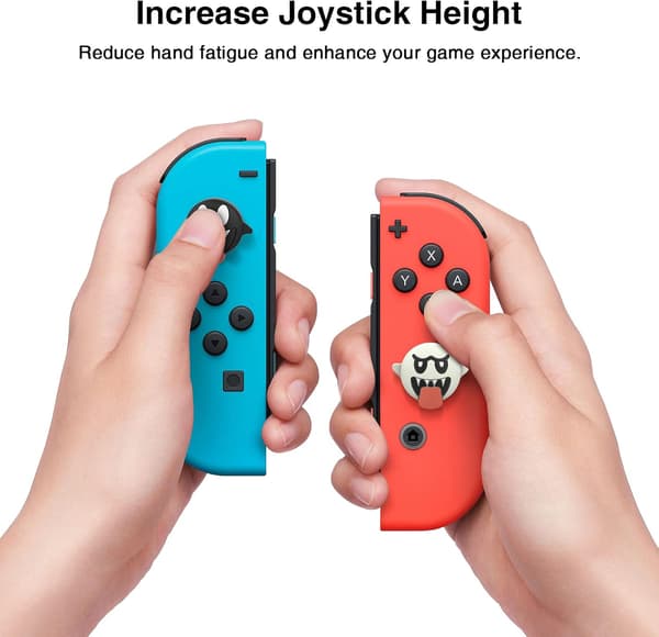 4 stk. Switch tommelfingergreb, bløde silikonebeskyttere til Ninten