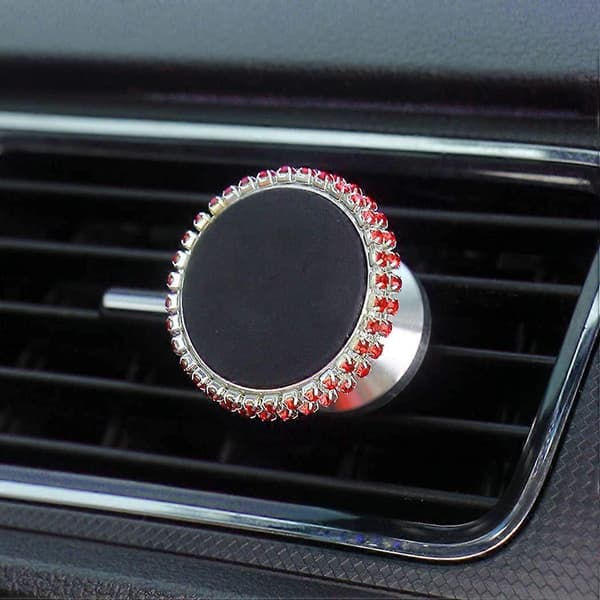 Bling Biltelefonhållare Universal Magnetisk Luftventil Biltelefonfäste