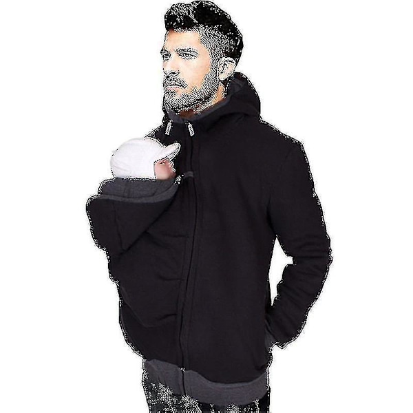 Jakke Multifunksjonell 3 i 1 Pappa Kenguru Jakke Genser Maternity Menn l