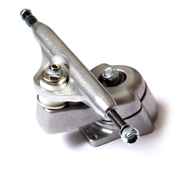 Surf Skate Trucks Integrerat Fäste för System Förbättrad Edition Framvagnar, silver