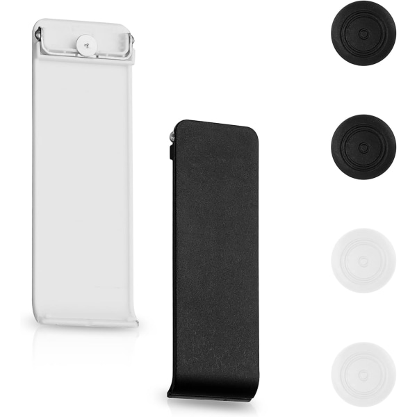 2 stk. støttefod til Nintendo Switch med 4 stk. tommelfingergreb, bagstøtte udskiftning støttefod bagskal holder bagbeslag