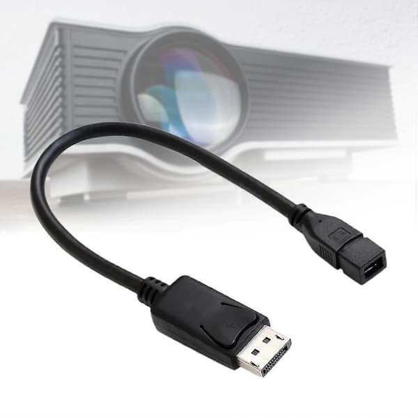Bærbar Mini DisplayPort til Thunderbolt 2 Han til Hun DP Konverter Adapter