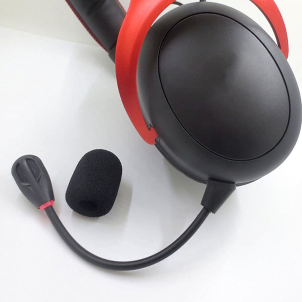 Headset-mikrofon - Jevn kommunikasjon - Erstatning - ABS - Støydempende - Spillmikrofon - Kompatibel med Kingston Hyperx Cloud Ii Wireless Black