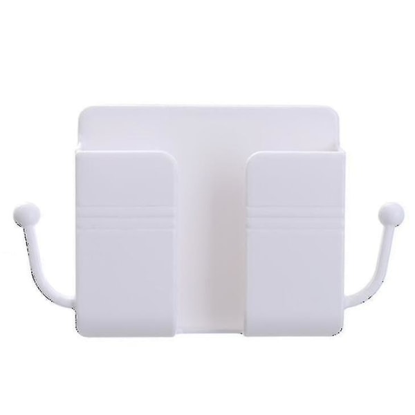 2-pack väggmonterat mobiltelefonstativ laddningsstativ stativ självhäftande stativ White