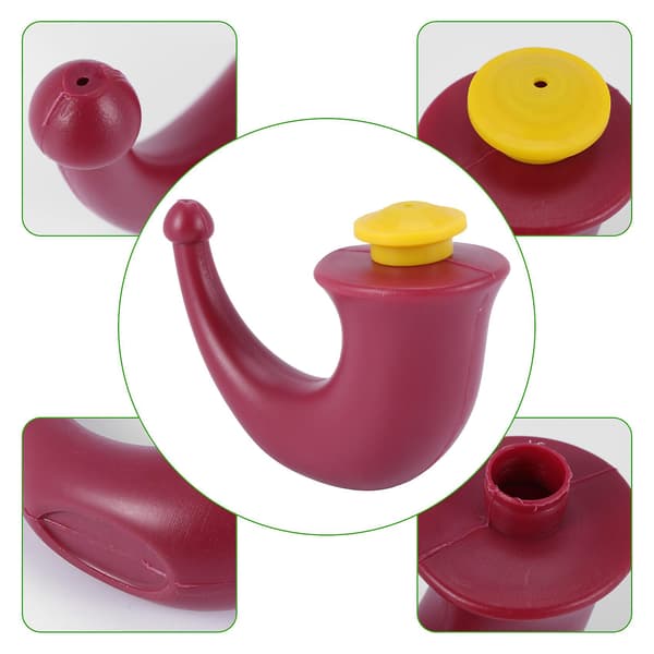 Yoga Nasal Neti Pot Skylling Nese Vaskesystem Sinus Irrigasjon Bihlene 200ml