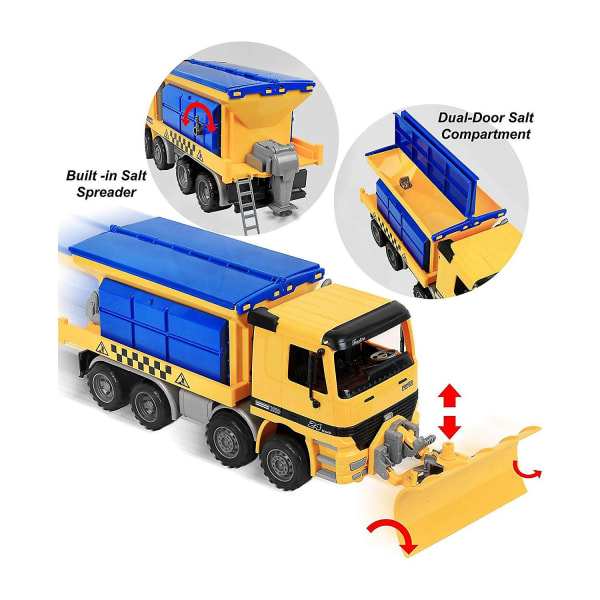 Kitkakäyttöinen lumenpoistoauton rakennuslelu, inertiakorjausautolelu, tekninen ajoneuvo
