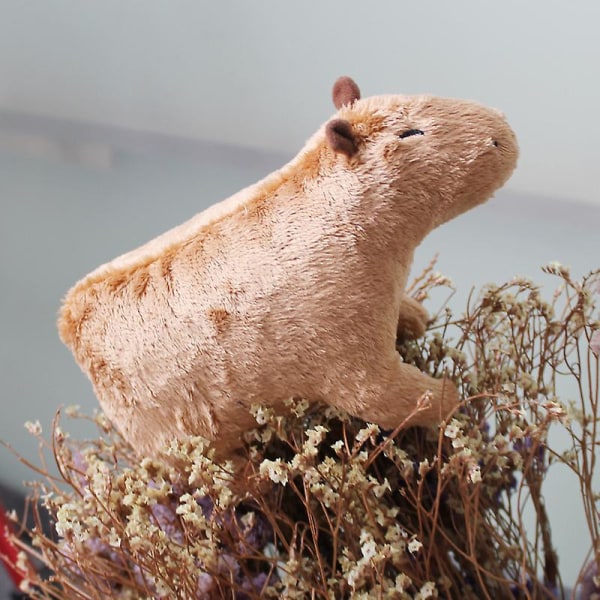Simulering Capybara Plysj Leke Søt Capybara kosedyrdukke Bursdagsgave Shytmv One Size