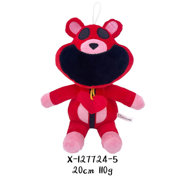 \"Poppy Playtime Poppy's Game 3 Smilende Critters Dukke Plyslegetøj [DB] Podby the Bear Podby the Bear\" Podby the Bear 20cm