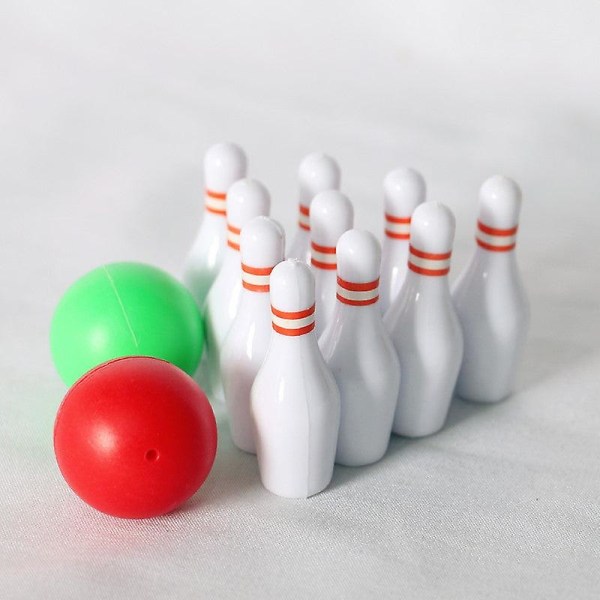 Miniature møbler legetøj dukkehus DIY dekoration tilbehør mini bowling simulation sport