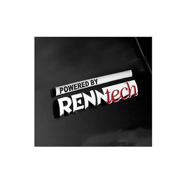 1pcxmetal Alloy Powered By Renntech Bilsticker Emblem Badge Emblema