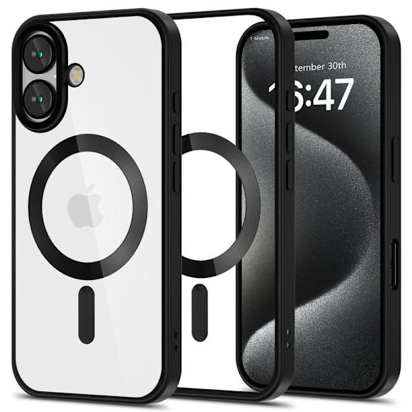 Tech-Protect iPhone 16 Cover MagSafe MagFlex Satin Sort[JUN] 70