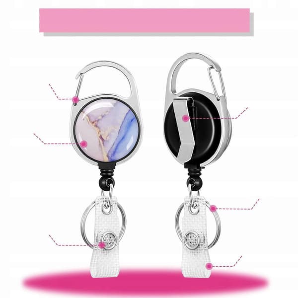 3x Dubbelsidigt ID-kortsfodral Vertikalt multicolor