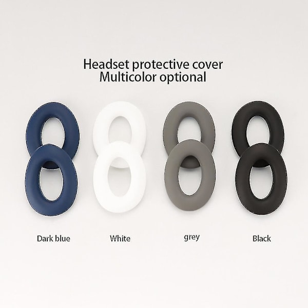 Silikonöronskydd för Qc45 Qc35 Qc25 Qc15 Ae2 hörlurar White