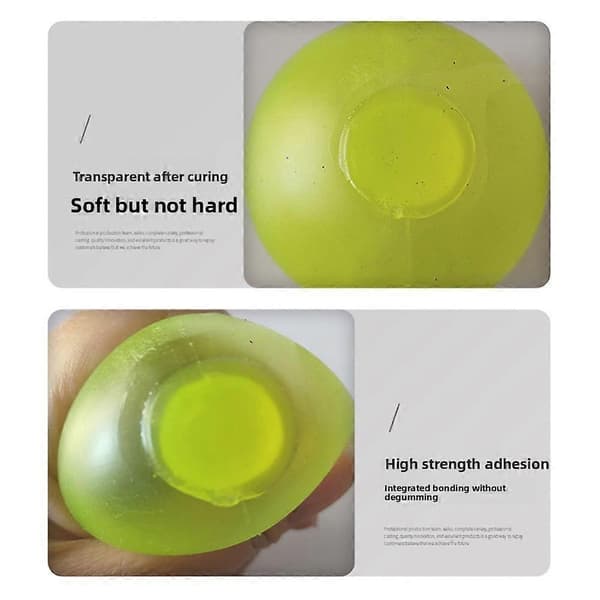 1-3X TPR-lim til Squishy-legetøj, stuetemperaturhærdende klæbemiddel til reparation af stressbold-squishies 3pcs