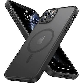 Strong Magnetic Case for iPhone 11 Pro [MagSafe Compatible] Protective Shockproof Case Cover for iPhone 11 Pro 5.8\" (Black)