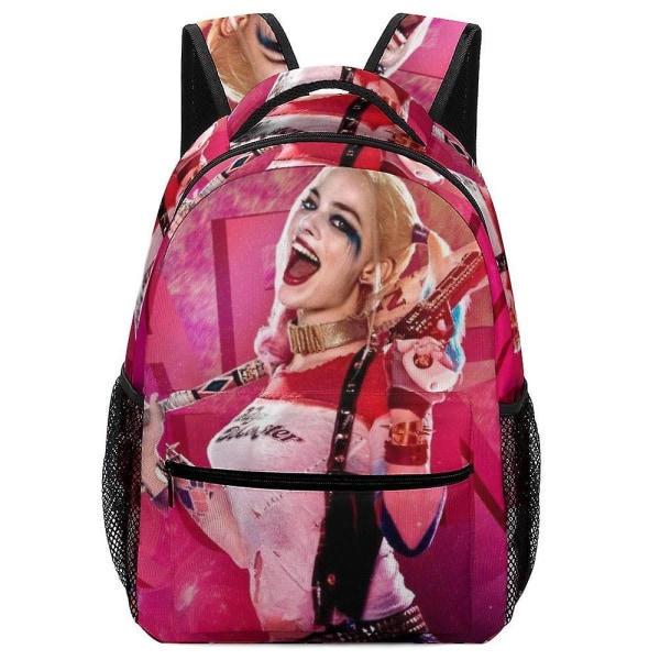 Kids Harley Quinn Ryggsäckar Skolväska Bookbag Casual Daypack Ryggsäckar för Resor VandringxsSJB1899