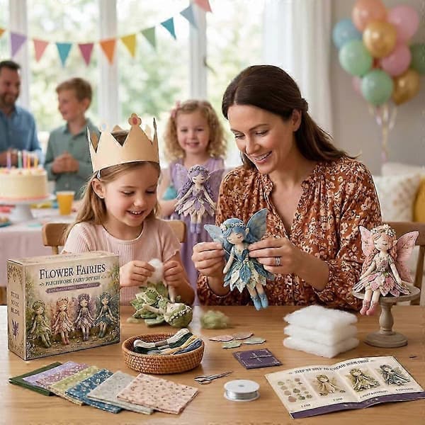 Fairy Patchworks Diy Collection Sjov Blomster-Fe Syhåndværkssæt
