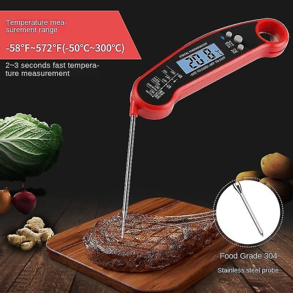 Javelin Pro Duo Ambidextrous Bakgrunnsbelyst Profesjonell Digital Instant Read Kjøtttermometer for kjøkken, matlaging, grill